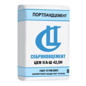 Цемент М-500Д20 "Себряков" 50кг